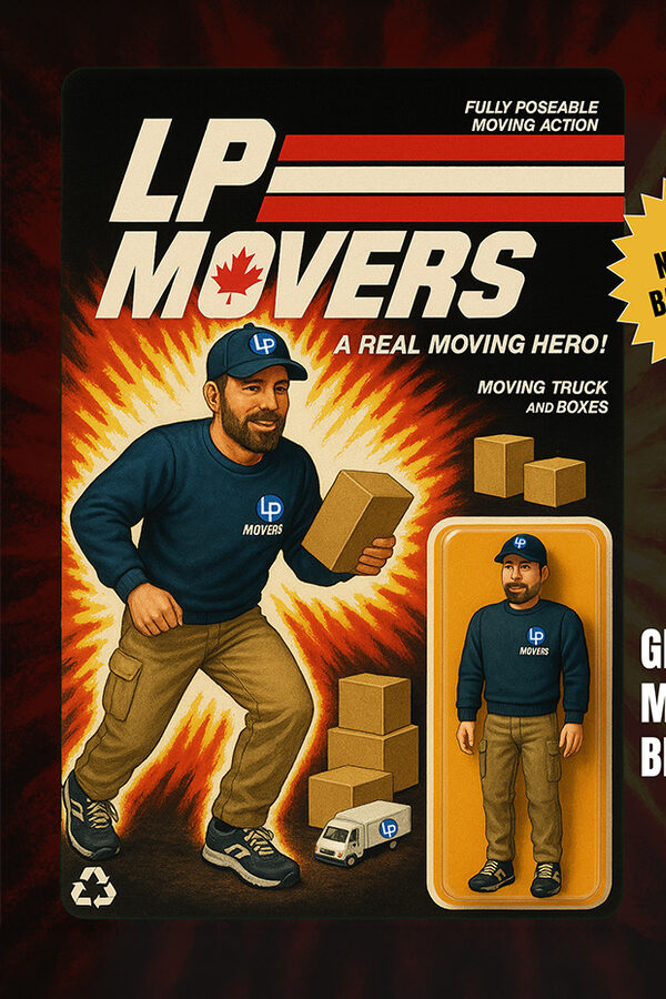 LP Movers action figure ad
